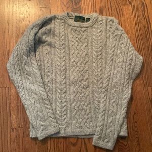 Wool Cable Knit Sweater